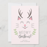 Meowy Christmas | Cute Cat Pun Christmas