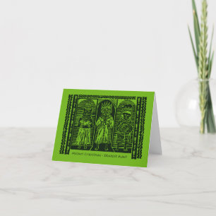 Meowy Christmas for Aunt, Feline Magi, Wise Cats Card
