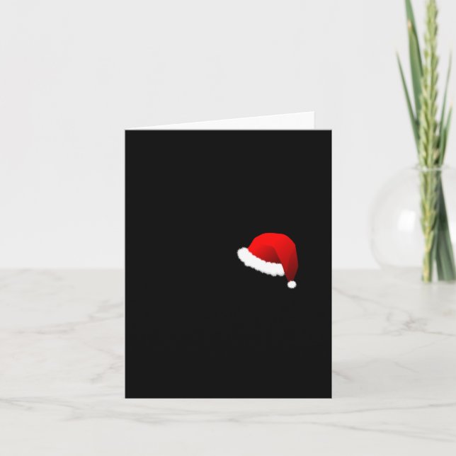 Meowy Christmas Funny Cat Humorous  Card (Front)