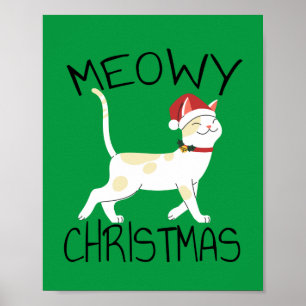 Meowy Christmas - Funny Christmas      Poster