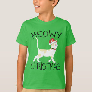 Meowy Christmas - Funny Christmas      T-Shirt
