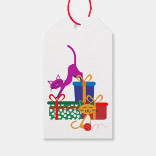 Meowy Christmas Gift Tag