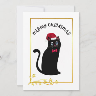 Meowy Christmas Invitation