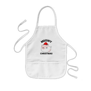 Meowy Christmas     Kids Apron