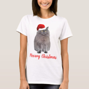 Meowy Christmas Kitty T-Shirt