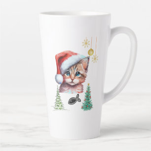 Meowy Christmas! Latte Mug