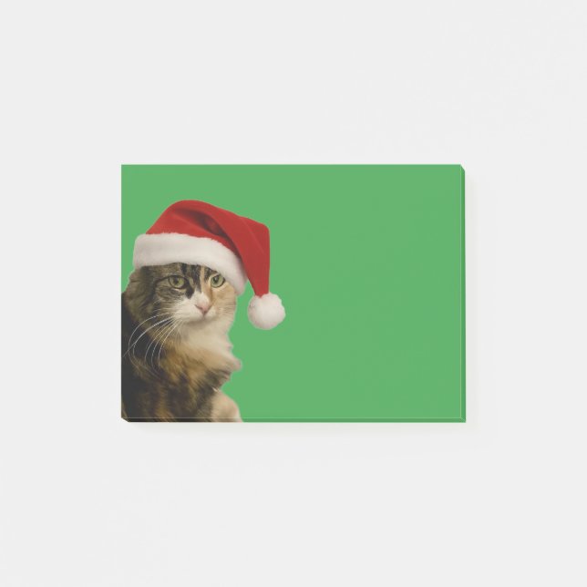 Meowy Christmas Post It Notes (Front)