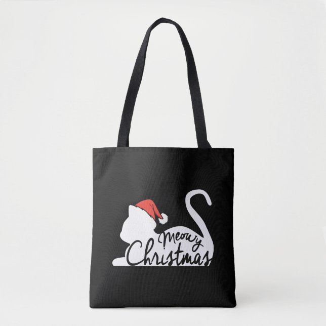 Meowy Christmas  Tote Bag (Front)