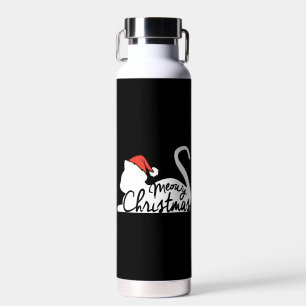 Meowy Christmas  Water Bottle