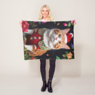  Meowy  Fleece Blanket