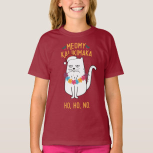 Meowy Kalikimaka - Funny Cat Christmas  T-Shirt