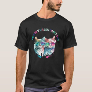 Meowy Valentine's Day for Cat 1 T-Shirt