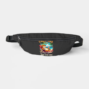 Meowy Xmas Summer Christmas In July Chillin Cool C Bum Bags