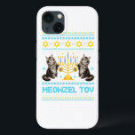 Meowzel Tov Chanukah Jewish Cat Owner Ugly Hanukka Case-Mate iPhone Case<br><div class="desc">Meowzel, Tov, Chanukah, Jewish, Cat, Owner, Ugly, Hanukkah, 105</div>