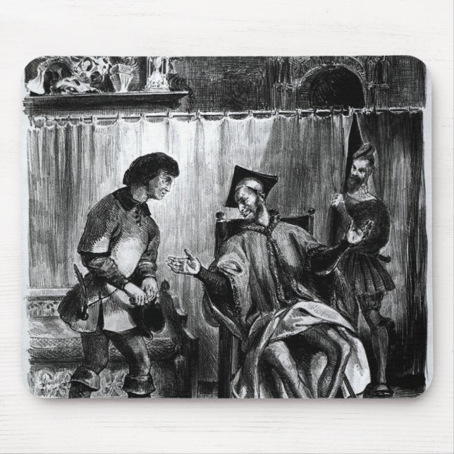 Mephistopheles and the Pupil Mouse Mat (Front)