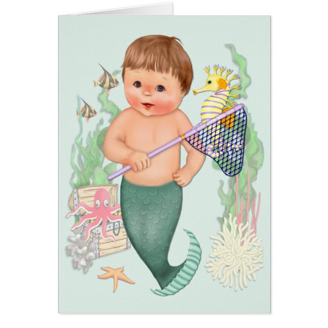 Mer Boy with Net (Front)