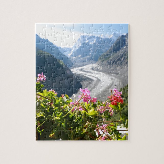 Mer de Glace - Chamonix France Jigsaw Puzzle (Vertical)
