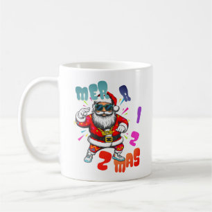 Mer rizz mas - Christmas Rizz funny Santa Coffee Mug