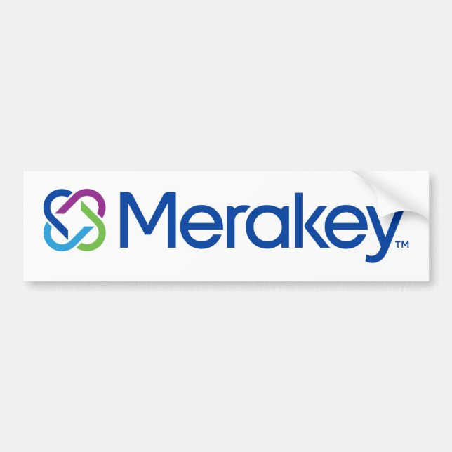 Merakey Logo Bumper Sticker (Front)