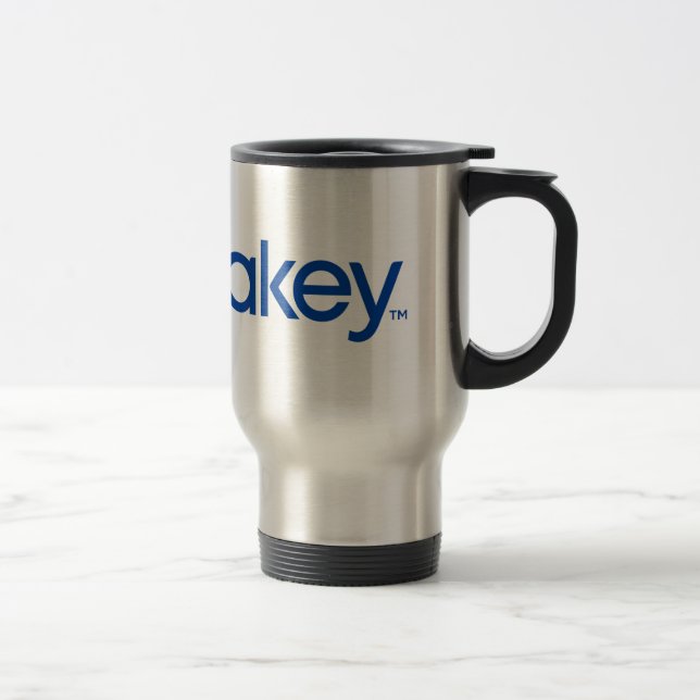 Merakey Logo Stainless Steel 15 oz Travel/Commuter Travel Mug (Right)