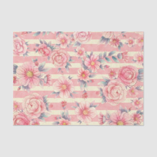 Meraki Pink Floral Series Design 9 Tissue Paper
