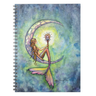 Meramid Moon Fantasy Notebook