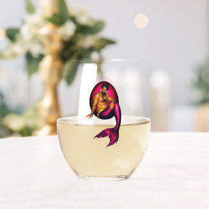Merbear Lagoon - Arjun Samudra Stemless Wine Glass