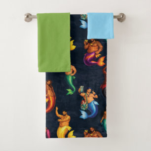 Merbear Lagoon Bath Towel Set