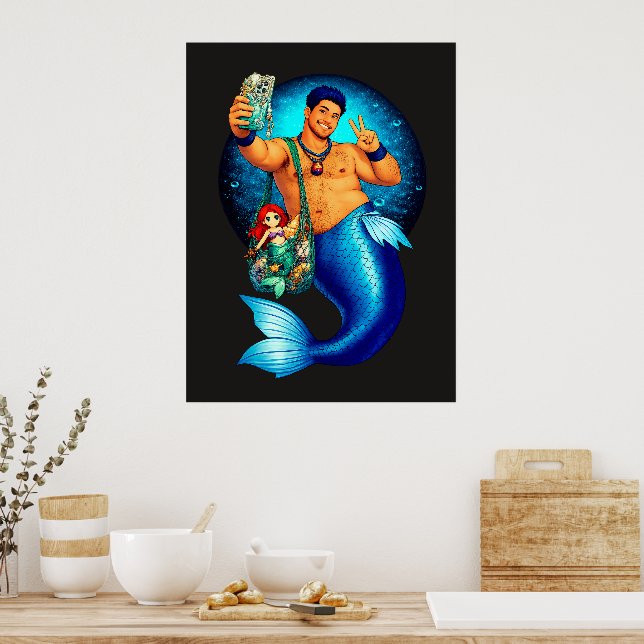 Merbear Lagoon - Kai Mizuno Poster (Kitchen)