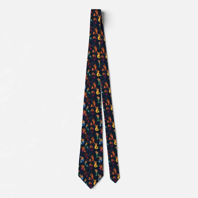 Merbear Lagoon Tie (Front)