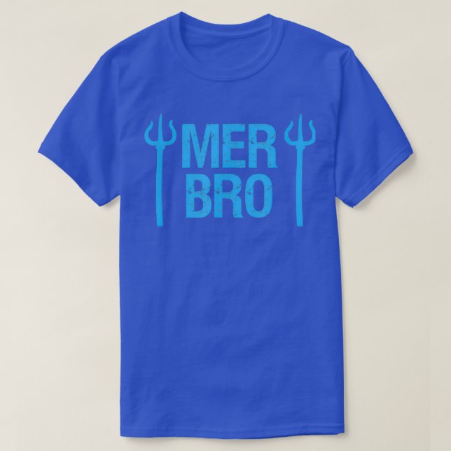 Merbro Brother of a Mermaid Boy and Toddlers TShir T-Shirt (Design Front)