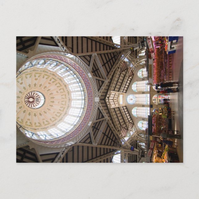 Mercado Central Postcard (Front)