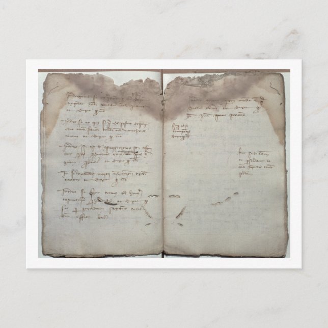 Mercantile documents, letter of acceptance of chan postcard (Front)