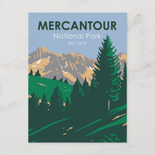 Mercantour National Park France Postcard