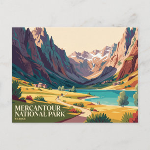 Mercantour National Park France Postcard