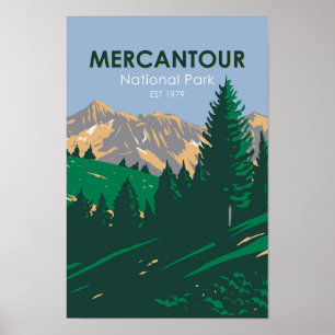 Mercantour National Park France Poster