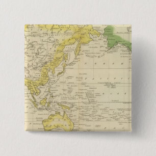 Mercator's Chart 2 15 Cm Square Badge
