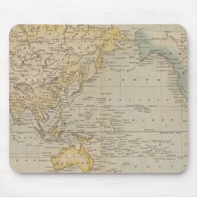 Mercator's Chart Mouse Mat (Front)