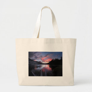 Merced lake Sunset - Yosemite - California Large Tote Bag