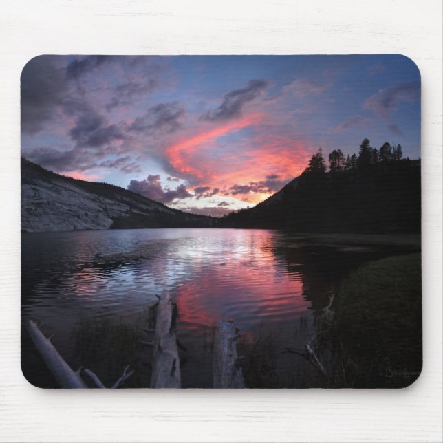 Merced lake Sunset - Yosemite - California Mouse Mat (Front)