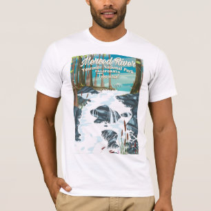Merced River California travel poster T-Shirt