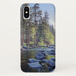 Merced River   Yosemite National Park at Sunrise iPhone X Case