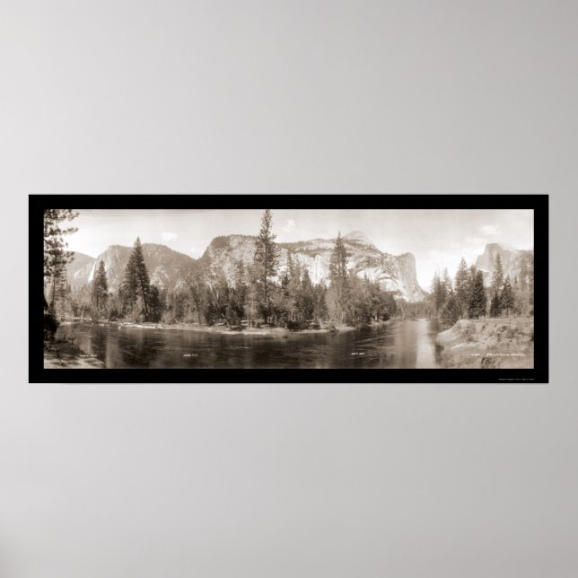 Merced River Yosemite Photo 1915 Poster (Front)