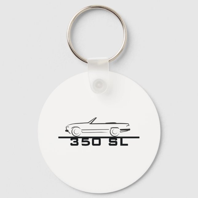Mercedes 350 SL Type 107 Key Ring (Front)