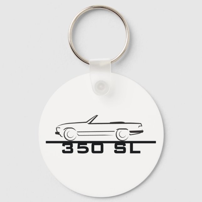 Mercedes 350 SL Type 107 Key Ring (Front)