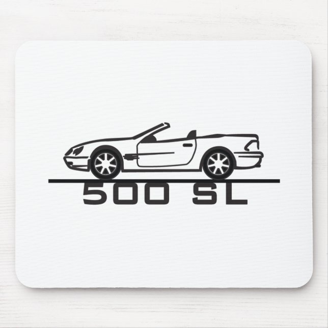 Mercedes 500 SL Type 230 Mouse Mat (Front)