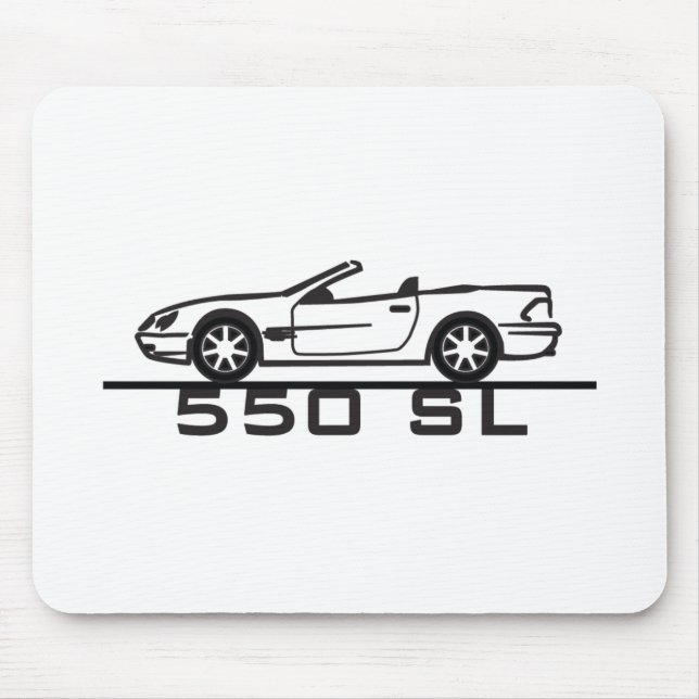 Mercedes 550 SL Type 230 Mouse Mat (Front)
