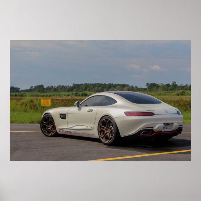 Mercedes AMG-GTS Airstrip Poster (Front)