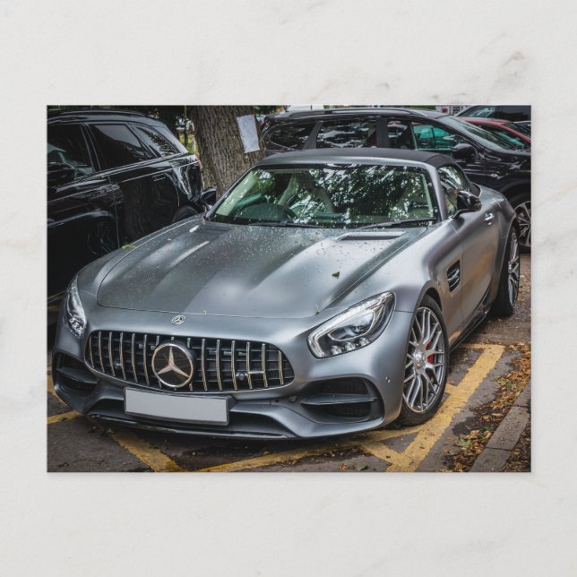 Mercedes AMG SL Roadster Postcard (Front)