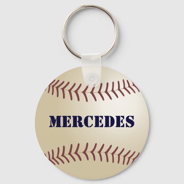 Mercedes Baseball Keychain by 369MyName (Front)